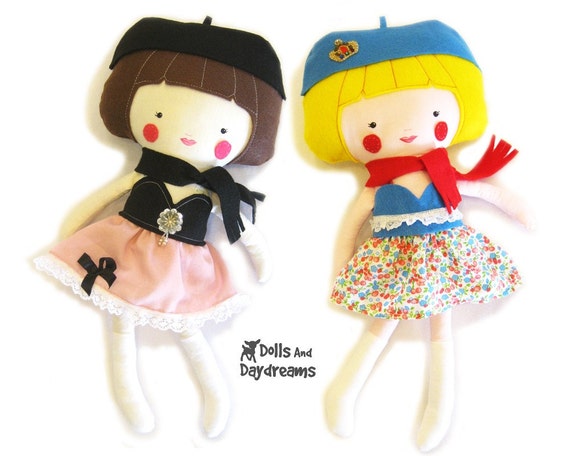 Dress Up Doll and Doll Clothes PDF Sewing Pattern