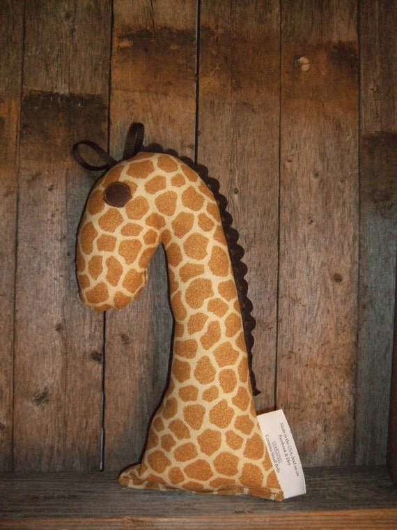 Giraffe Rattle Baby Shower Gift Gift Under 25 by OurPlaceToNest