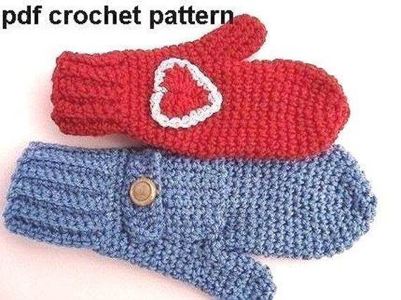 EASY CROCHET MITTEN PATTERN - Crochet РІР‚вЂќ Learn How to Crochet