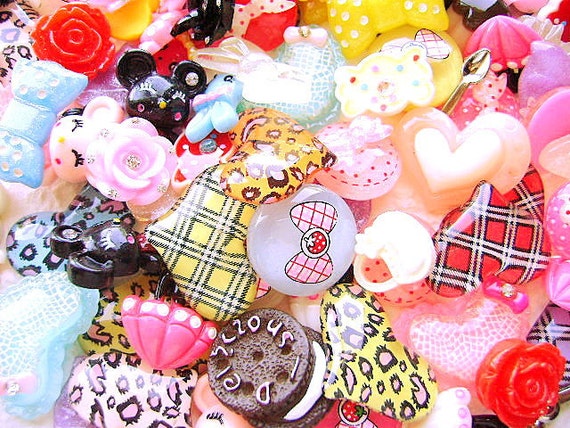 Wholesale Kawaii Cabochons MIX 200 SET 2 DecoSweets by DecoSweets