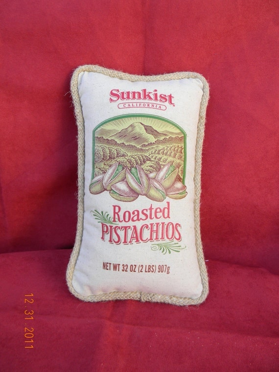 Sunkist Roasted Pistachios  Sack Pillow