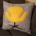 Modern Pillow COVER -As seen in Atomic Ranch Magazine -Mid Century  Swan Chair-
