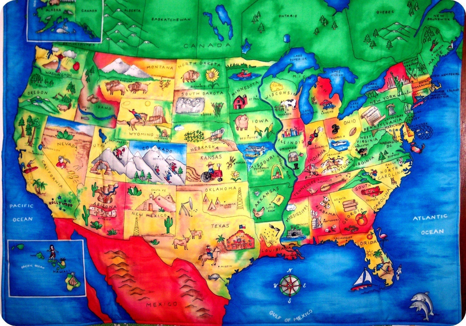 Usa States 1 Usa Map Maps For Kids Map Activities Images