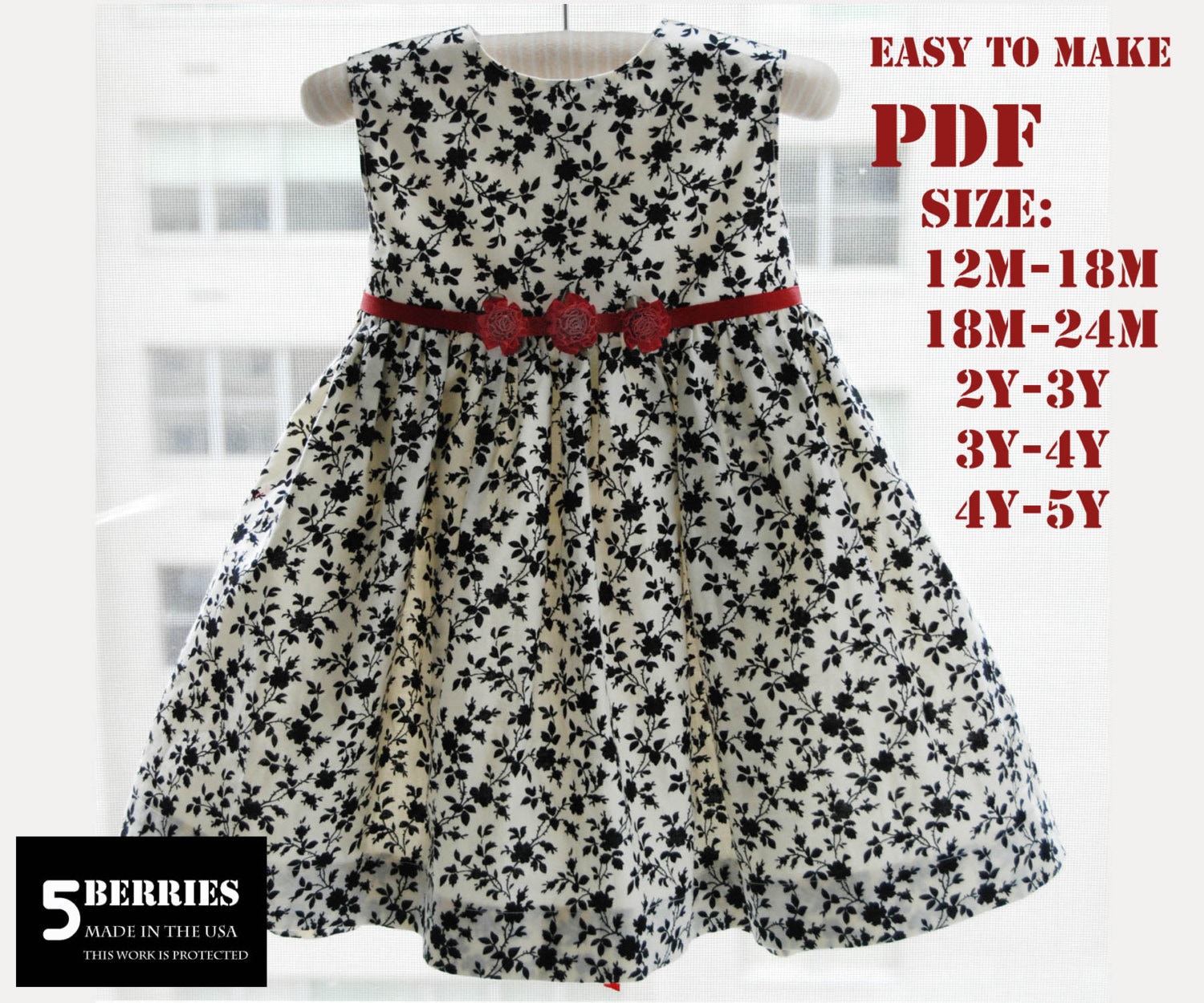 Vintage Butterick Dress pattern 4312 1960&apos;s size 14
