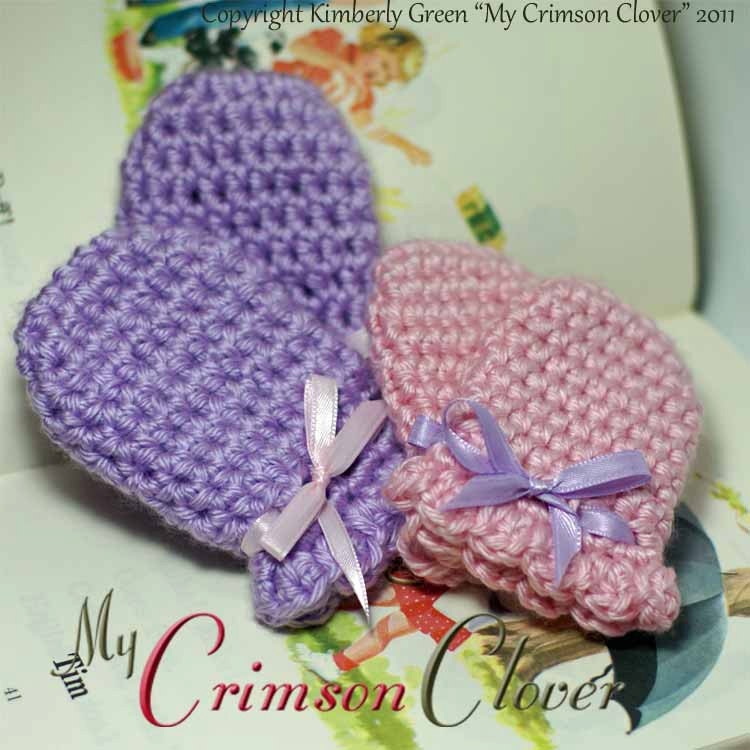 Crochet Patterns: Baby Mittens - Free Crochet Patterns