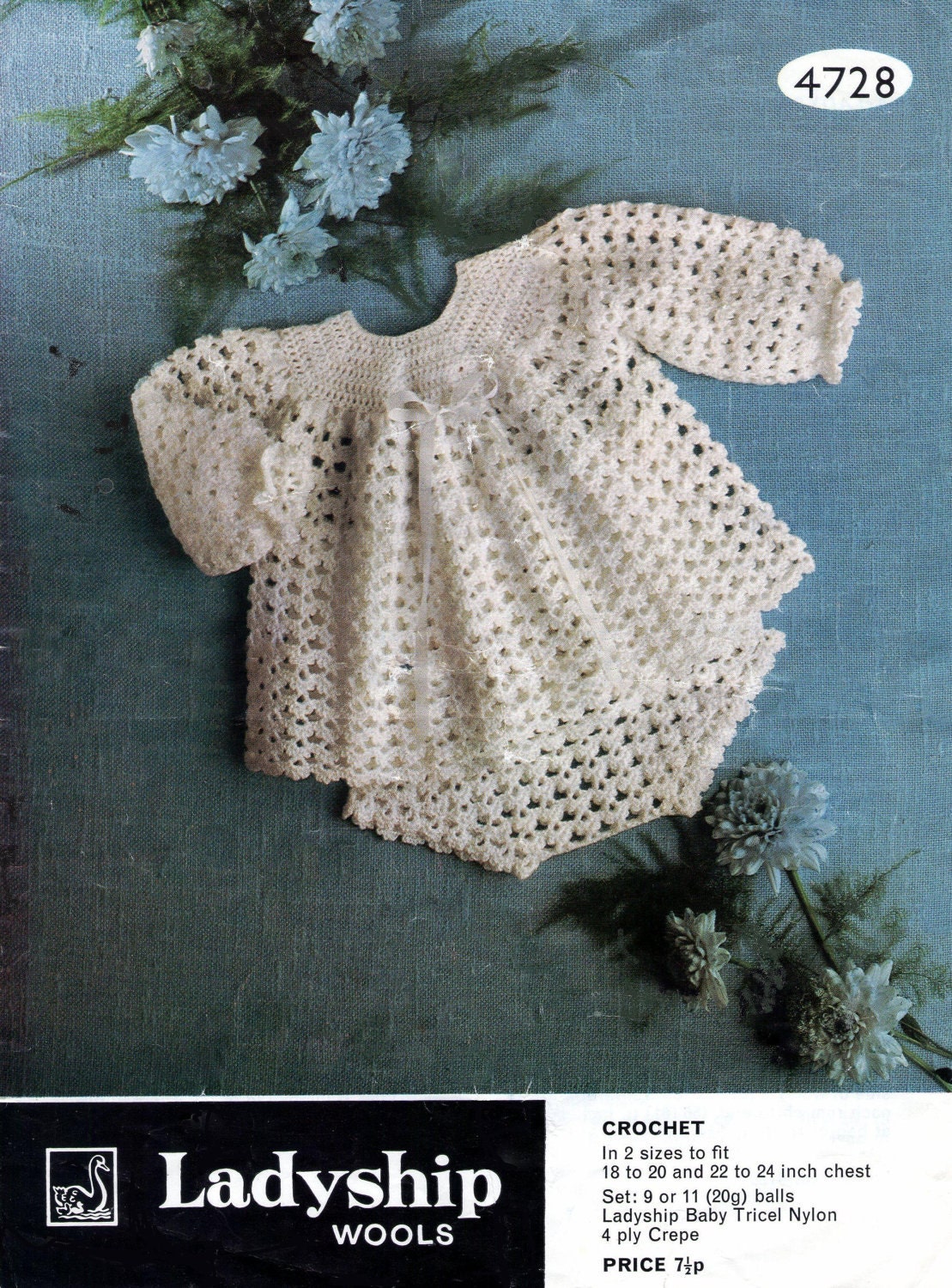 Vintage Shell Baby Cap Hat Bonnet Crochet PATTERN items in